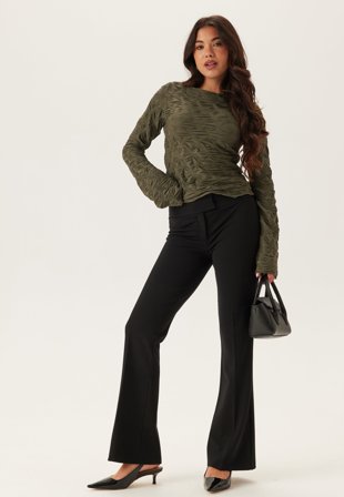 BUBBLEROOM - Structure Long Sleeve Top - XS