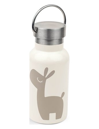 Done by Deer Thermo Metal Bottle Lalee Sand - Cream - Ø 7X H 17CM