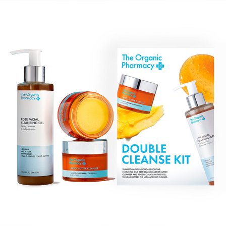 The Organic Pharmacy Double Cleanse Kit, Skincare, Skincare, Sampak