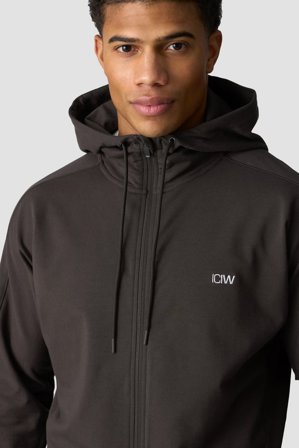 ICANIWILL - Activity Zip Hoodie Men Charcoal - Herren - ICIW