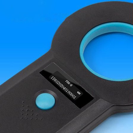 Djurmärke Mikrochipläsare Bärbar Oled Husdjur Hund Katt Scanner Tagg