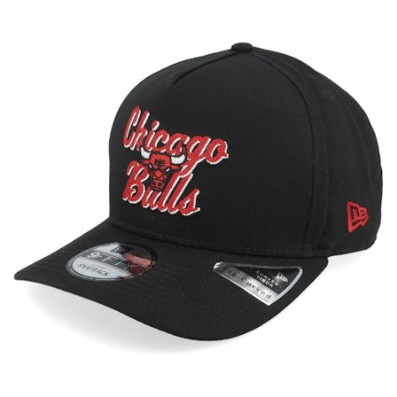 New Era - NBA Black adjustable Czapka Z Daszkiem - Chicago Bulls 9FIFTY Neon Black A-Frame Adjustable @ Hatstore