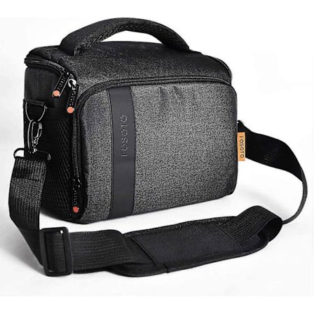 Vanntett (med regntrekk) Skulderveske Kameraveske Kompatibel med Nikon D5600 D750 D3300 Canon Rebel SL2 T7i EOS 80D 60D Sony A77II a68 a99II Reise