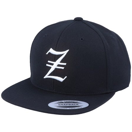 Iconic - Svart snapback Keps - Z Letter 3D Black Snapback @ Hatstore