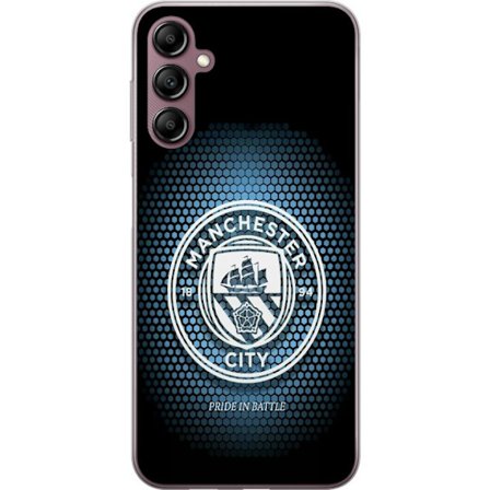 Yhteensopiva Puhelinkuori Samsung Galaxy A14 5G Manchester City jalkapallo Erling Haaland sininen seuramuotoilu