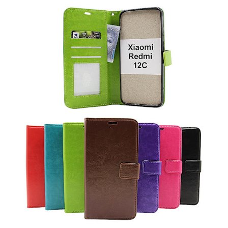 Crazy Horse Wallet Xiaomi Redmi 12C