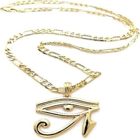 Øje af Horus Halskæde Hæmatit Tone Til Mænd