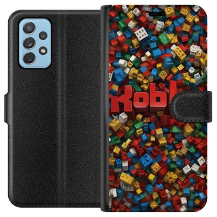 Kompatibel Tegnebogsetui til Samsung Samsung Galaxy A52 5G Roblox farverige byggeklodser kreativt spil-inspireret illustration for gamere børn og fan