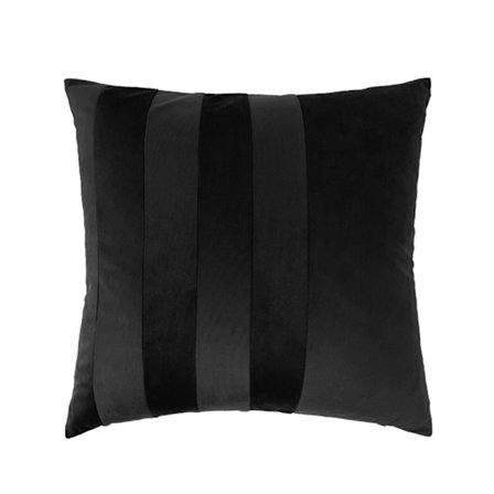 Musta samettityyny 45x45cm – Moderni ylellinen sisustus