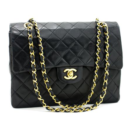Chanel Vintage, Pre-owned Timeless Bag Zwart, Dames, Maat:ONE Size,leer