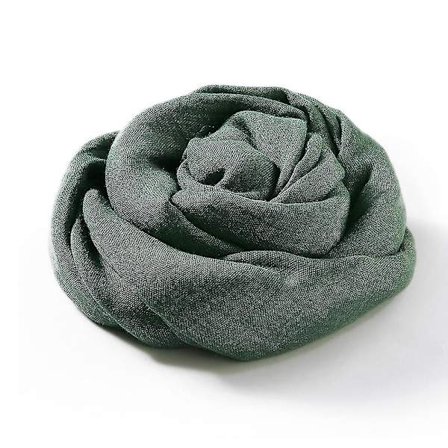 Bomull Linne Scarf Bred Linne Wrap Cape Vanlig Scarf