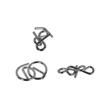 Metallpussel - Pussel - Tankespel / Hjärngympa 4-pack