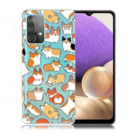 Deco Samsung Galaxy A32 5G kotelot - S p Corgis Multicolor