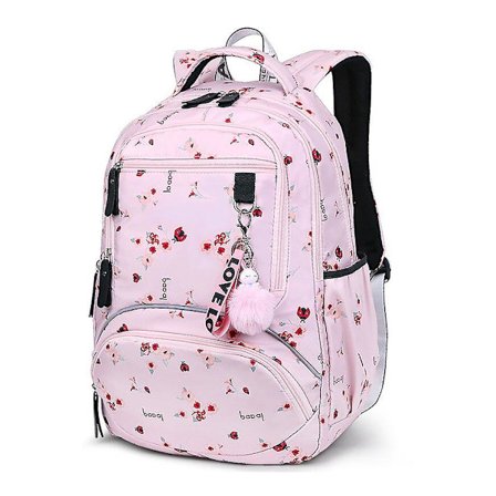 Okkid skolväskor för flickor vattentät bokväska student söt blomma ryggsäck barn ryggsäckar barn skolryggsäck flicka present