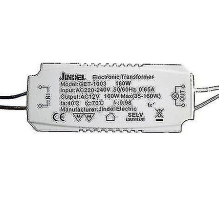 Halogen Transformer AC220-240v / AC12v Jindel Get-1003 160w - Hvid