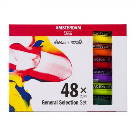 Amsterdam Acrylfarbe Standard-Set 48 x 20 ml