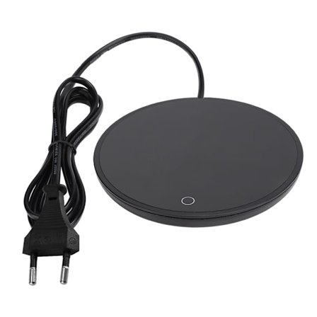 Elektrisk Vandtæt Touch Varme Kop Måtte Varmer Pad til Kaffe Te Mælk Sort EU 220V