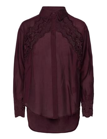 Cmmolly-Shirt Burgundy Copenhagen Muse
