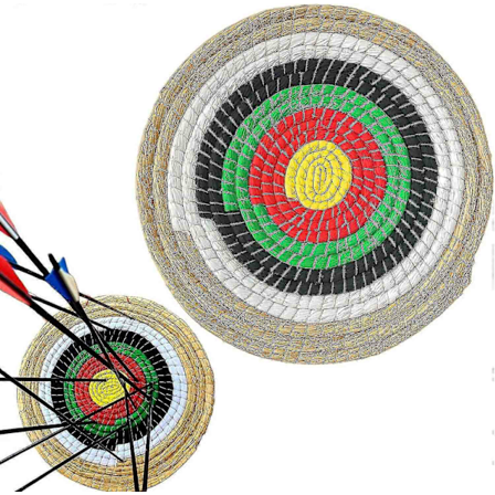 Pyöreä jousiammuntataulu - 50cm/19.7in Uudelleenkäytettävä jousiammuntataulu - Jousiammuntatarvikkeet Taulu jousiammuntaan Ters-Perfet