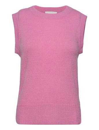 Lissie Knitted Vest Pink SPARKZ COPENHAGEN