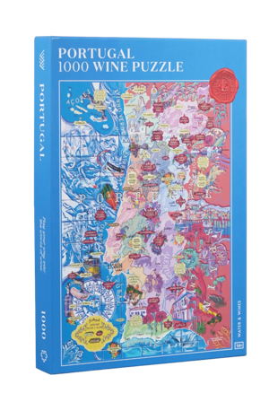 Water & Wines Vinpussel - Portugal 1000 bitar Pussel Unisex Blå 35 x 24 5