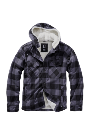 Kurtka Brandit Lumber z Kapturem Czarny/Szary L