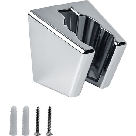 Universaali suihkuteline, hopeinen kromattu käsisuihkuteline,