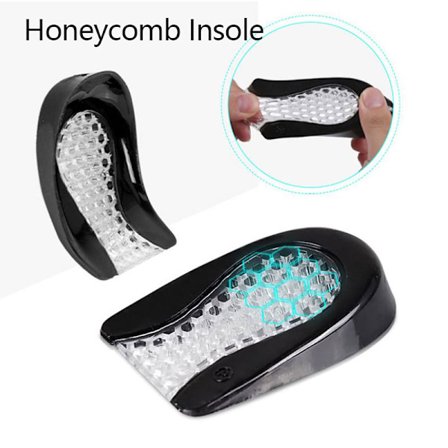 Honeycomb Silikon Gel-innleggssåler for Spur ar Heel Shoe Cushion So