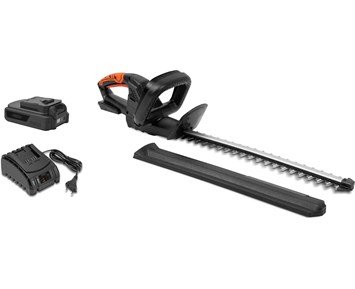 Freev Link HGT-510 + 20V System Battery Charger + 20V System Battery 2Ah - Häcksax med 51 cm lång bladlängd, batteri och laddare
