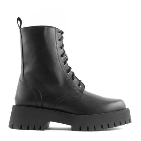 Bervicato, Lace-up Boots Czarny, Kobieta, Rozmiar: 38 EU