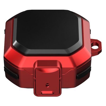 Samsung Galaxy Buds2 / Live / Pro cool design skyddsfodral med spänne - Röd