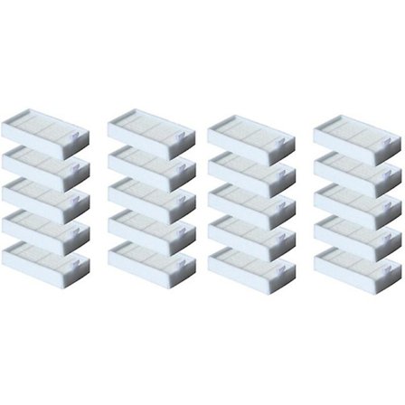 20 stk HEPA-filter for Ilife V5 V5s V3 V3s V5pro V50 V55 X5 V5s Pro robotstøvsugerdeler