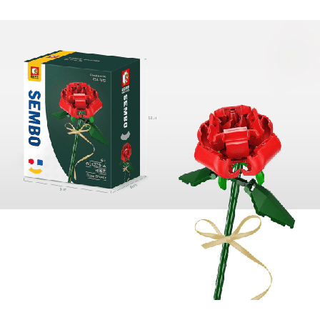 Pige Gavebuket Blomsterblokke Påske Mors Dag Valentinsdag Jubilæum Thanksgiving DIY Gave Små Partikler Uddannelsesmæssige Byggeklodser Legetøj