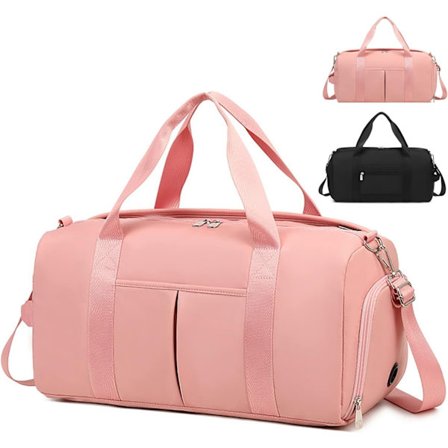 Gymtasker til mænd og kvinder, små sportstasker med vådrum og skorum, rejsetasker, weekendtasker - Perfekt