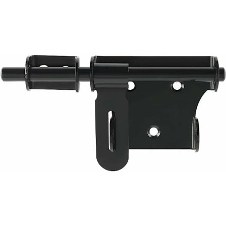 Dubbelsidig lås i rostfritt stål, dörrlås, inre dörr, svart skjutlås för sovrumsdörr, trädgårds dörr, fönster, skåp