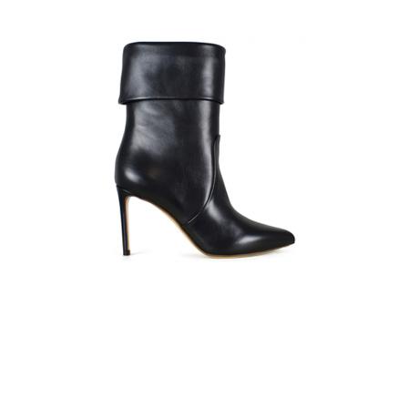Francesco Russo Leather Laarzen , Zwart , Dames , Maat: 39 EU High heels