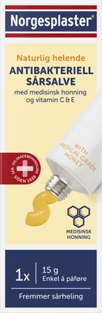 Norgesplaster antibakteriell sårsalve 15 g