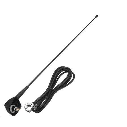 Auton yleismaailmallinen kattoantenni AM FM -radioon, musta