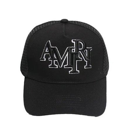 AMIRI mode baseball kasket broderet peaked kasket afslappet alsidig herre og dame trucker hat fiskehat 1 stk