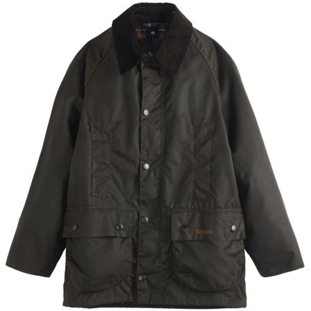 Barbour Beaufort Wax Kids Olive