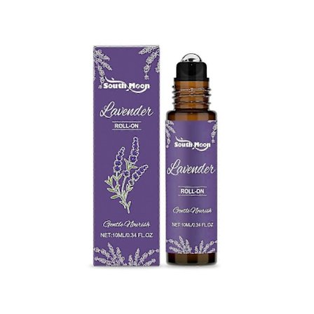 Korkealaatuinen Laventeli Eteerinen Öljy Roll On, Aromaterapiaöljy Rentoutumiseen, Laventeliöljy Keskittymiseen Pulssipisteisiin, Tyynyyn, Iholle, 