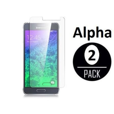 2st Skärmskydd till Galaxy Alpha + Putsduk