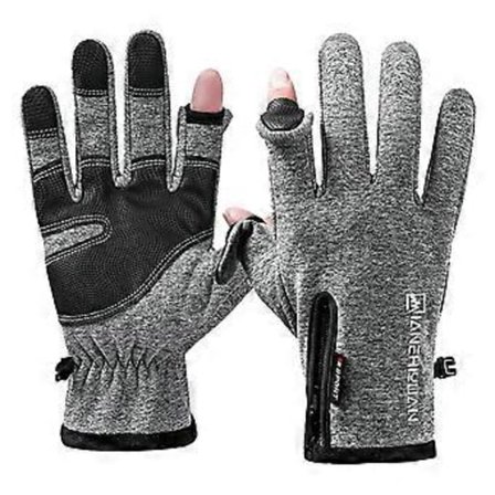 QX007 1 Par Vinter Udendørs Sport Varme Handsker Vandtæt Vindtæt Flip Finger Top Design Handsker