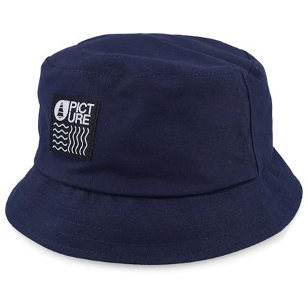 Picture - Okori 2in1 Dark Blue Paisley Bucket Bucket Blue Hat - @ Hatstore
