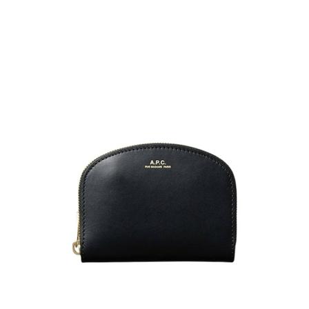 A.p.c., Portfel A.p.c. Compact Demi Lune Pxawv-F63219 Czarny Czarny, Kobieta, Rozmiar: ONE Size