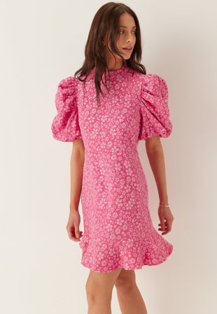 VERO MODA - Vmfiona Ss High Neck Short Dress