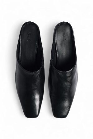 Premium Selection Mules en cuir - Chaussures en cuir - Noir - EU 38