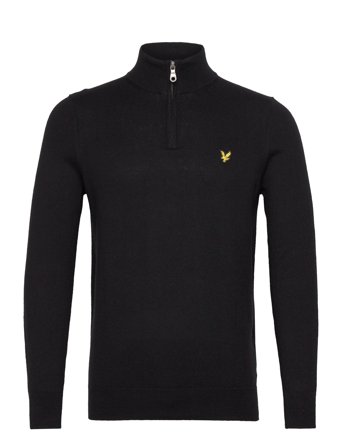Lyle & Scott | Cotton Merino Quarter Zip Jumper | M