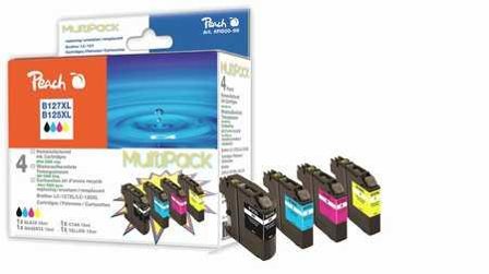 PEACH Ink PEACH PI500-91 Brother LC-127XL/ LC-125XL MultiPack | bk, c, m, y