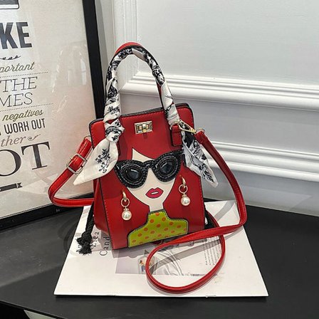 Spice Girl Bucket Bag Crossbody Bag RÖD